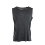 OFMOWS Action Training Tank Top Men Black Mélange | Breathable Workout Top thumbnail