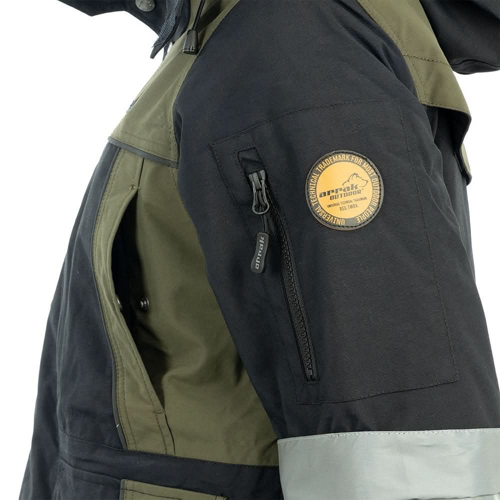 OFMOWS New Waterproof Original Winter Jacket Men Black Olive | Insulated Outdoor Jacket