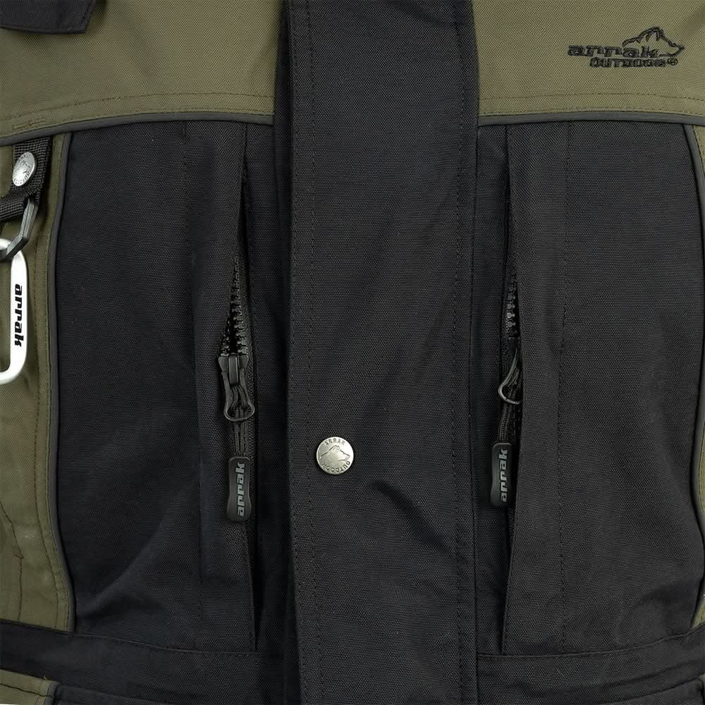 OFMOWS New Waterproof Original Winter Jacket Men Black Olive | Insulated Outdoor Jacket
