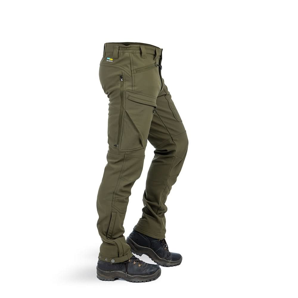 OFMOF Insulated Thermo Active Pant Men Olive Long Length | Warm Outdoor Winter Pants