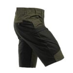 OFMOWS Active Stretch Shorts Men Olive | Outdoor Shorts thumbnail