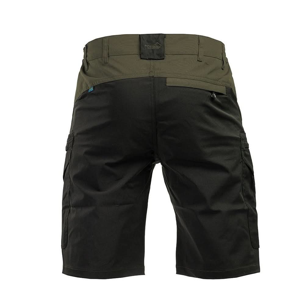 OFMOWS Active Stretch Shorts Men Olive | Outdoor Shorts