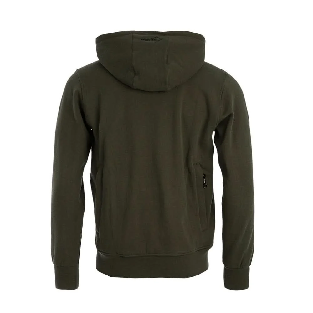OFMOWS Sporty Hoodie Men Olive | Men's Functional Outdoor Hoodie