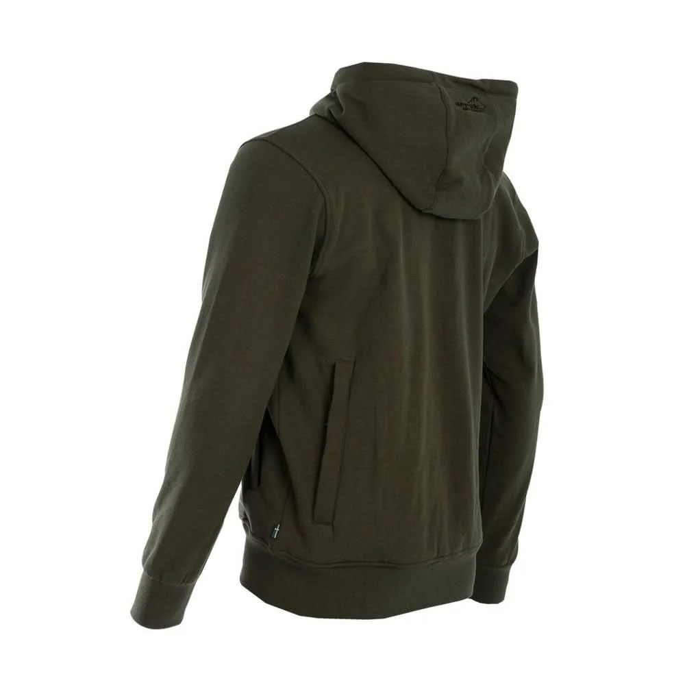 OFMOWS Sporty Hoodie Men Olive | Men's Functional Outdoor Hoodie