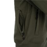 OFMOWS Sporty Hoodie Men Olive | Men's Functional Outdoor Hoodie thumbnail