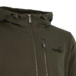 OFMOWS Sporty Hoodie Men Olive | Men's Functional Outdoor Hoodie thumbnail