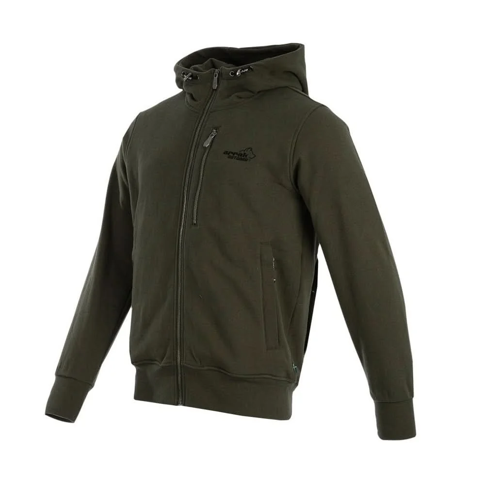 OFMOWS Sporty Hoodie Men Olive | Men's Functional Outdoor Hoodie