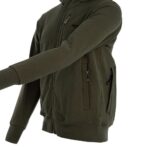 OFMOWS Sporty Hoodie Men Olive | Men's Functional Outdoor Hoodie thumbnail