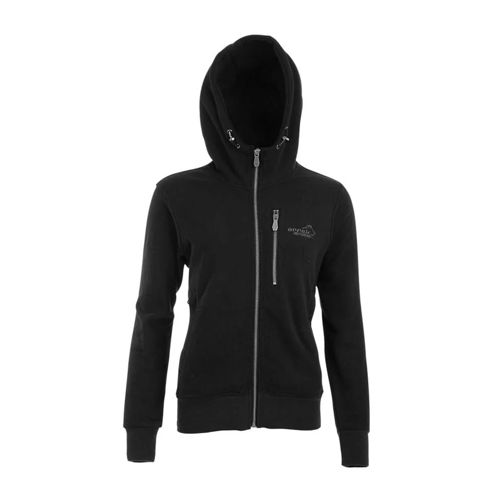 OFMOWS Sporty Hoodie Lady Black | Women's Outdoor Hoodie