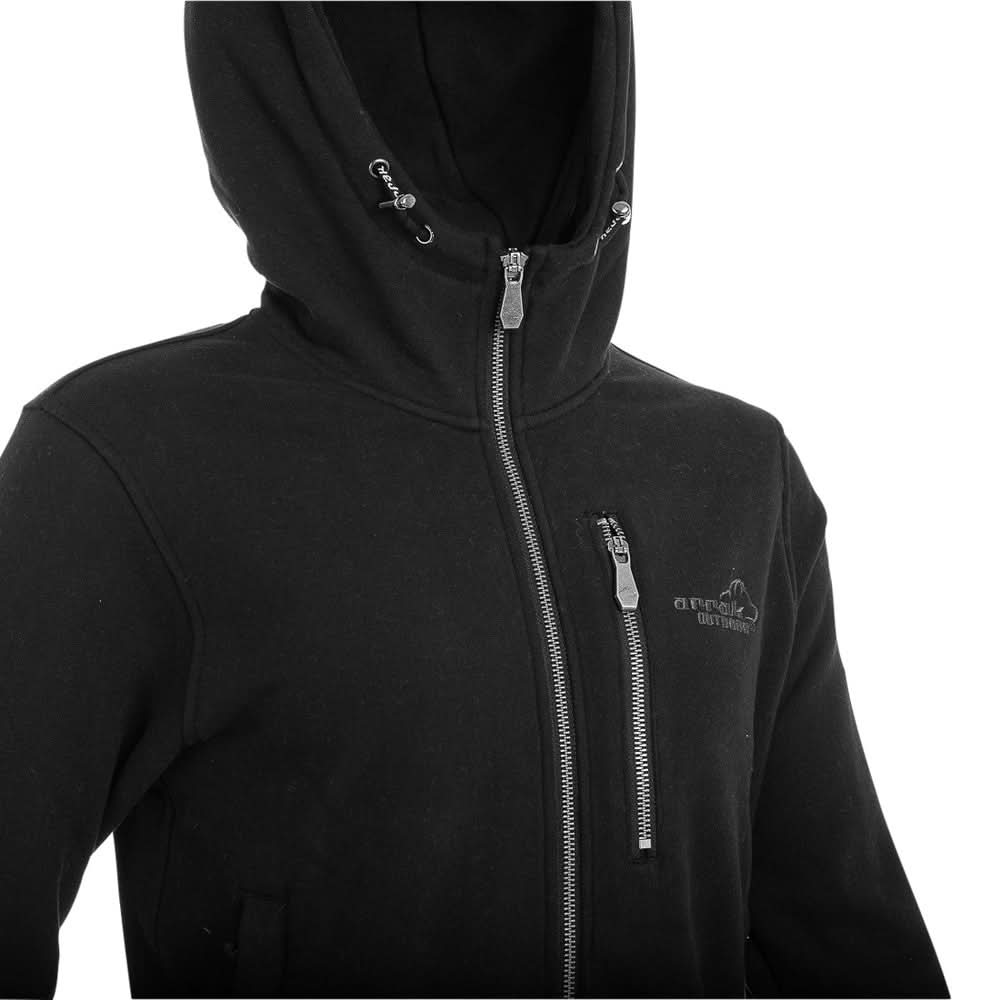 OFMOWS Sporty Hoodie Lady Black | Women's Outdoor Hoodie