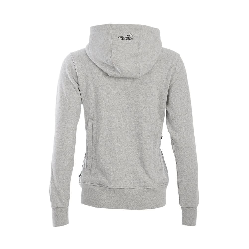 OFMOWS Sporty Hoodie Lady Gray Melange | Women's Outdoor Hoodie