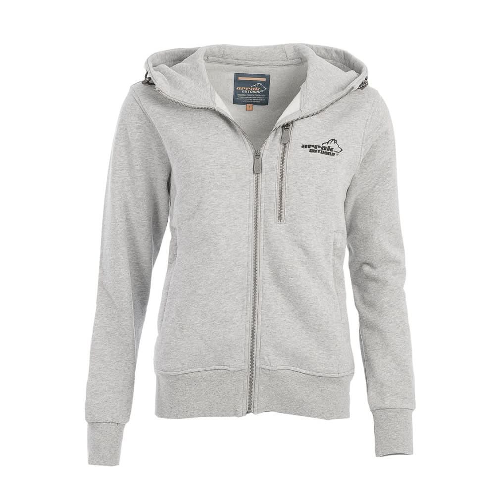OFMOWS Sporty Hoodie Lady Gray Melange | Women's Outdoor Hoodie