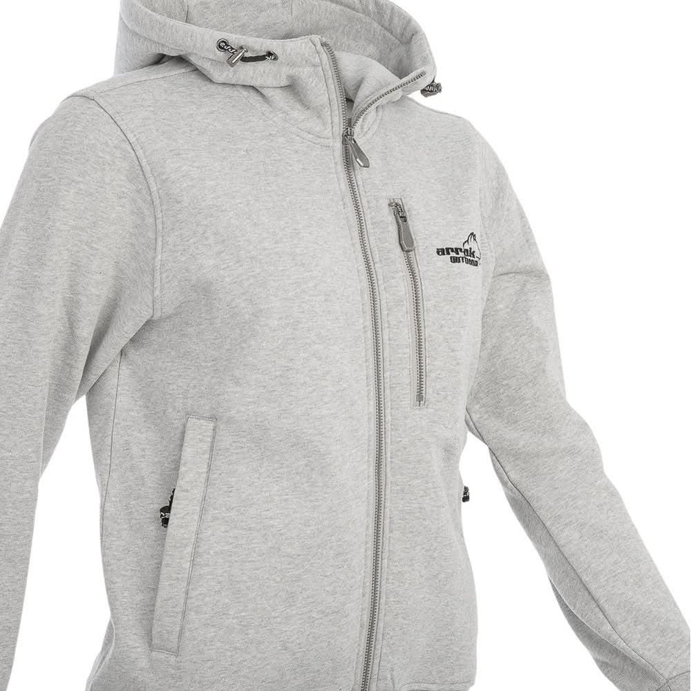 OFMOWS Sporty Hoodie Lady Gray Melange | Women's Outdoor Hoodie