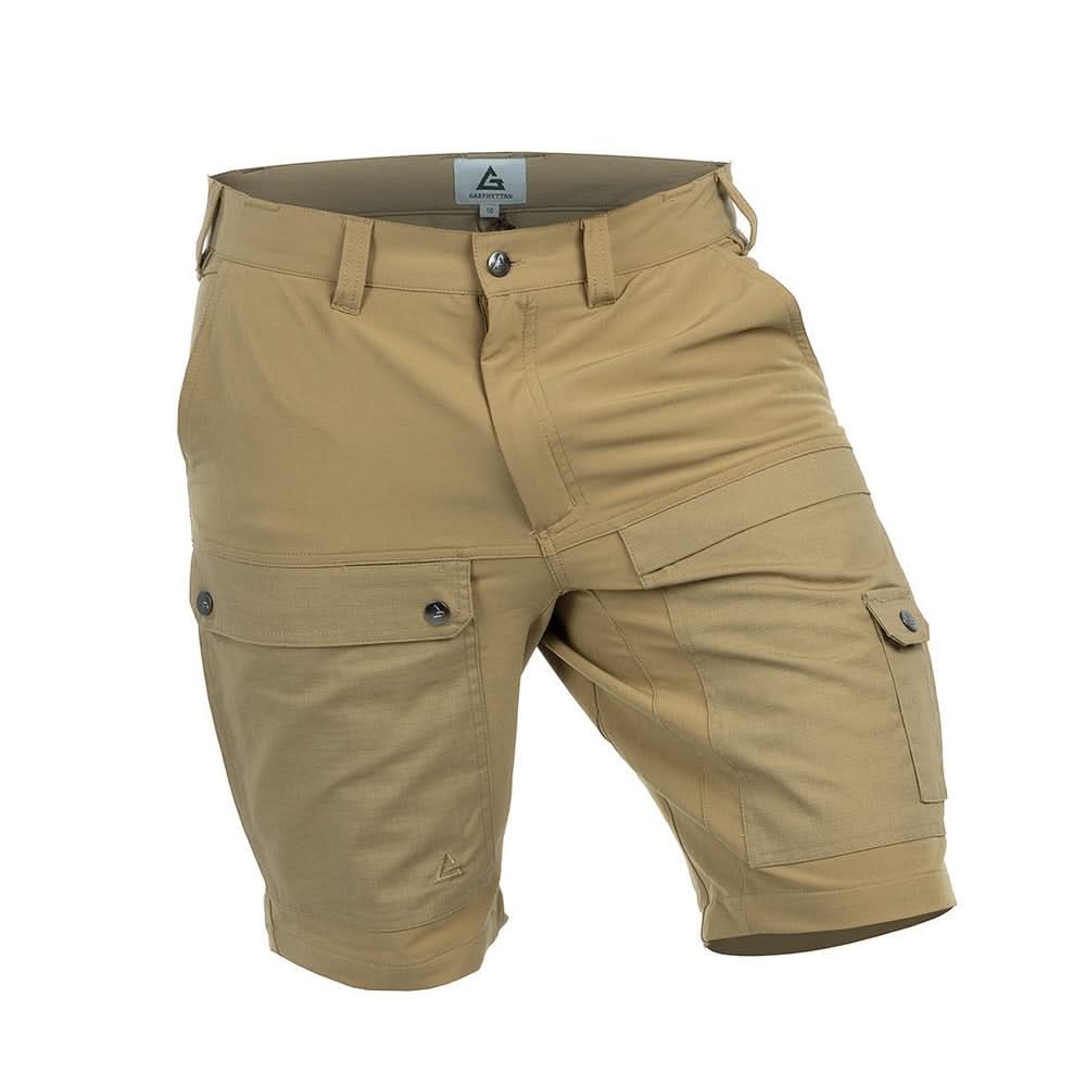 OFMOWS Specialist Stretch Shorts Men Khaki | Final Sale 60% Off
