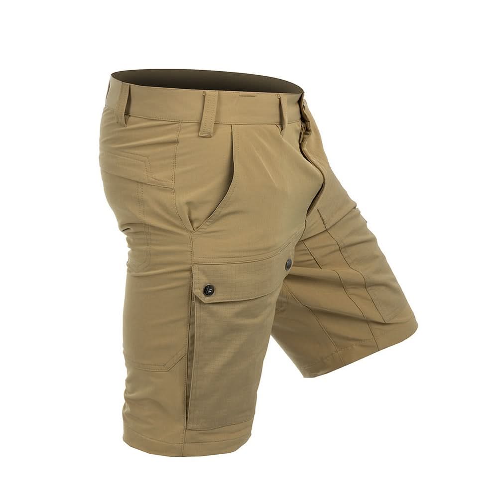 OFMOWS Specialist Stretch Shorts Men Khaki | Final Sale 60% Off