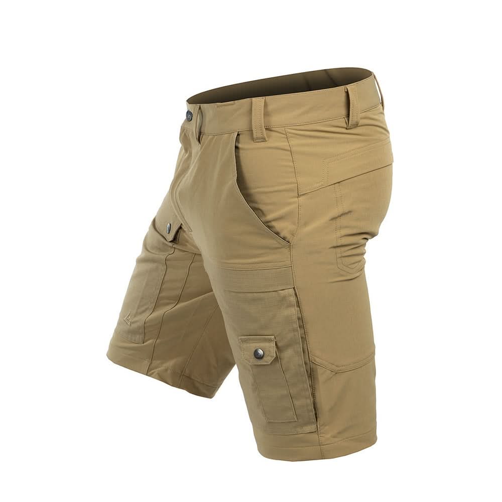 OFMOWS Specialist Stretch Shorts Men Khaki | Final Sale 60% Off